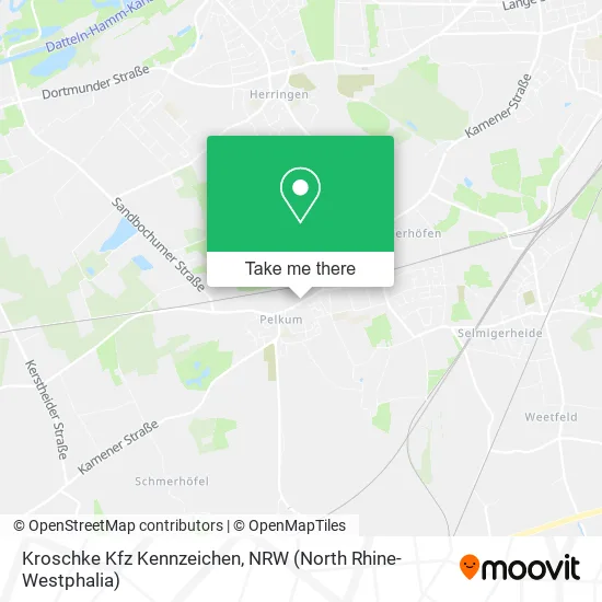 Карта Kroschke Kfz Kennzeichen