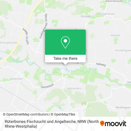 Карта Rüterbories Fischzucht und Angelteiche