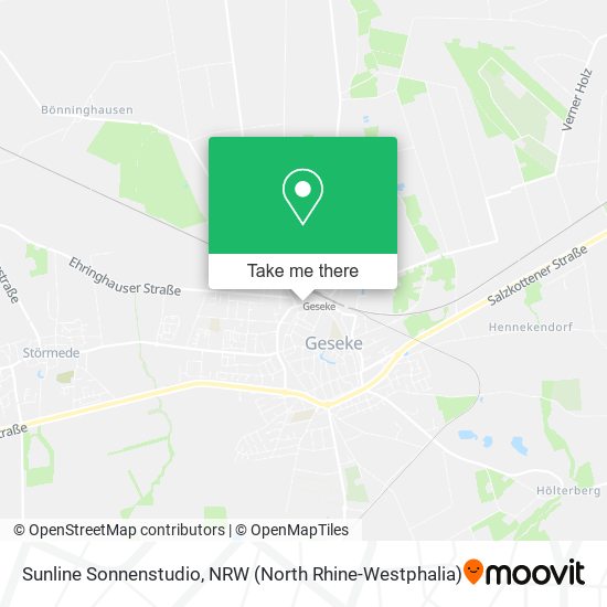 Sunline Sonnenstudio map