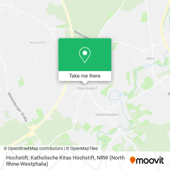 Карта Hochstift: Katholische Kitas Hochstift