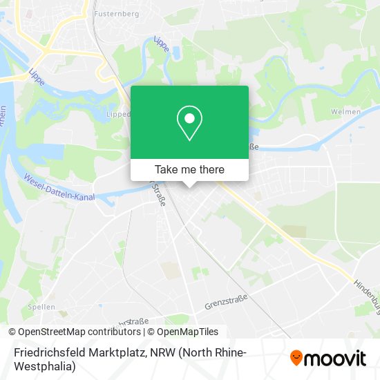 Friedrichsfeld Marktplatz map
