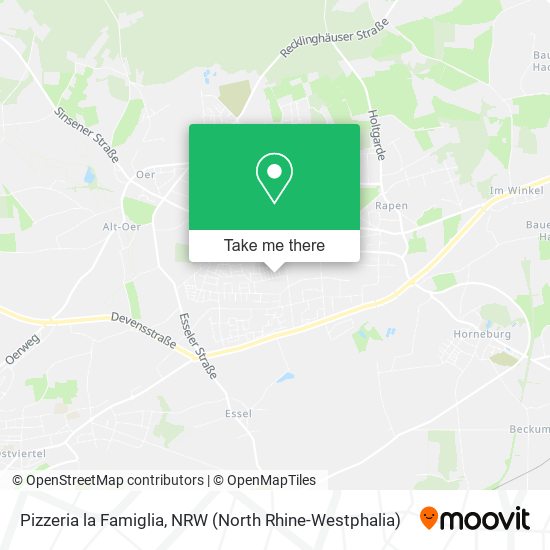 Pizzeria la Famiglia map