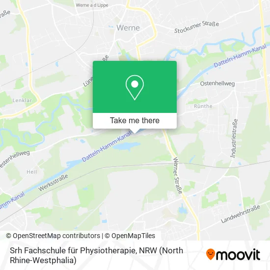Карта Srh Fachschule für Physiotherapie