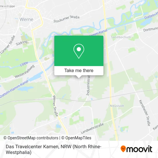 Карта Das Travelcenter Kamen