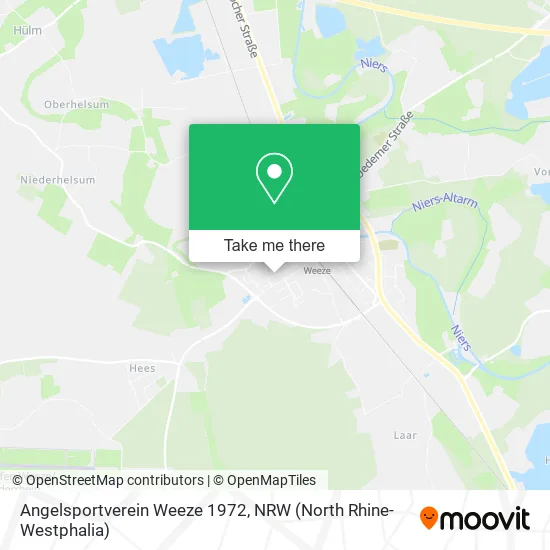 Карта Angelsportverein Weeze 1972