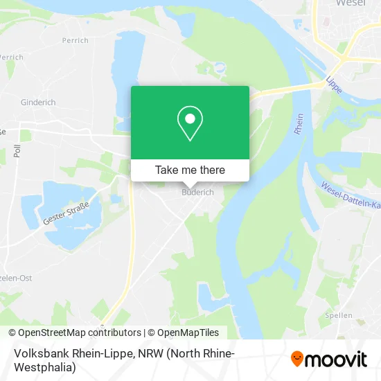 Карта Volksbank Rhein-Lippe