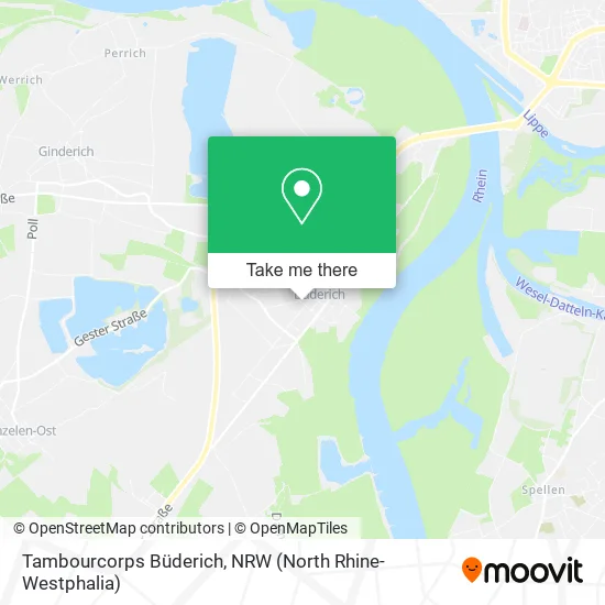 Карта Tambourcorps Büderich