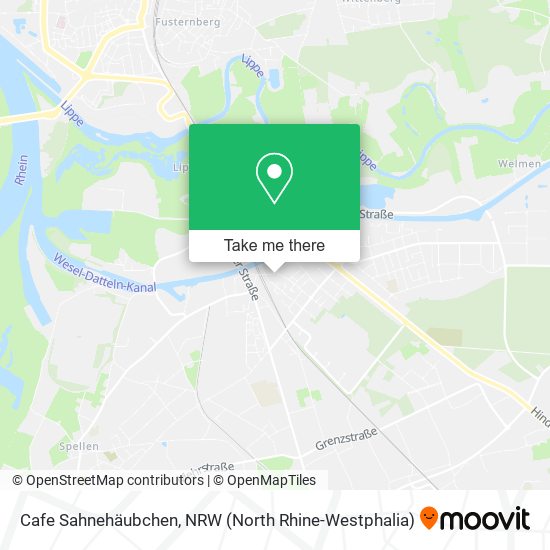 Cafe Sahnehäubchen map