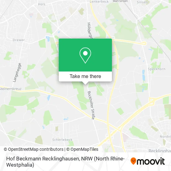 Карта Hof Beckmann Recklinghausen