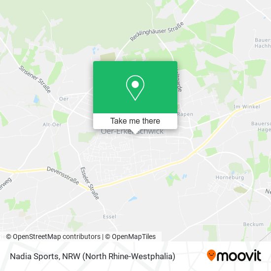 Nadia Sports map