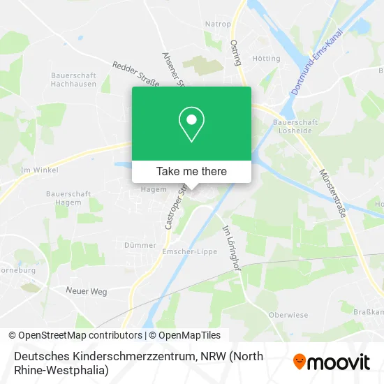 Карта Deutsches Kinderschmerzzentrum
