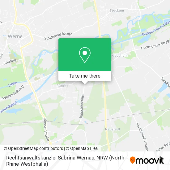 Карта Rechtsanwaltskanzlei Sabrina Wernau