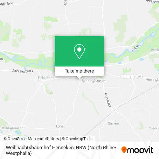 Карта Weihnachtsbaumhof Henneken