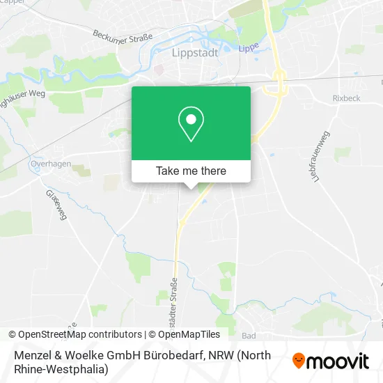 Карта Menzel & Woelke GmbH Bürobedarf