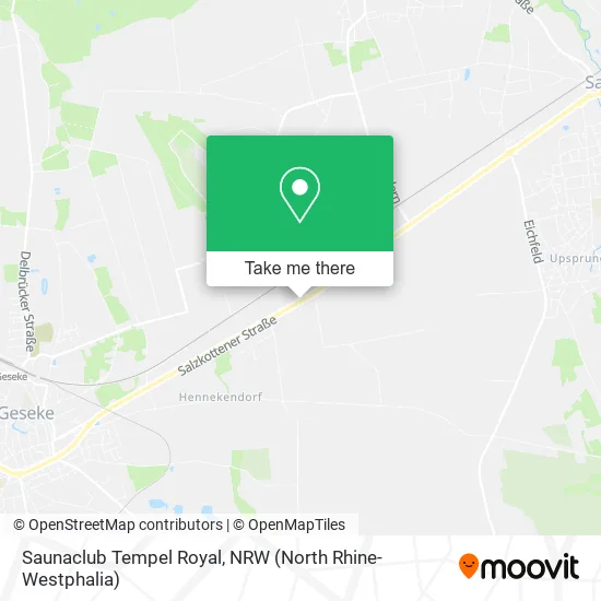 Saunaclub Tempel Royal map
