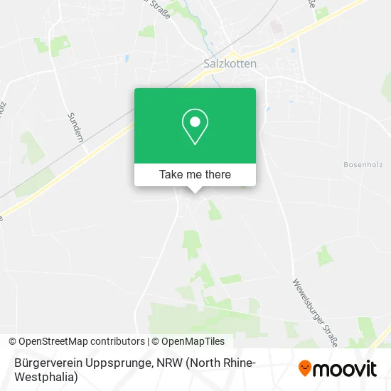 Карта Bürgerverein Uppsprunge