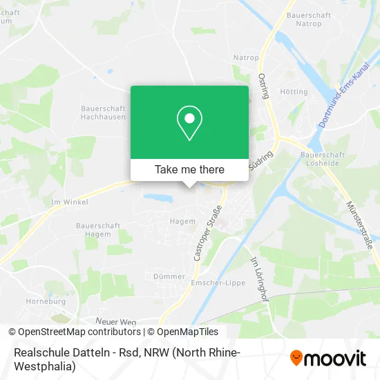 Карта Realschule Datteln - Rsd