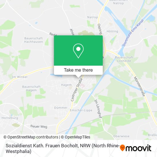 Sozialdienst Kath. Frauen Bocholt map