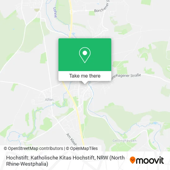 Карта Hochstift: Katholische Kitas Hochstift