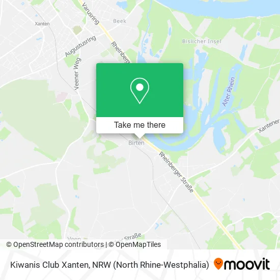 Карта Kiwanis Club Xanten