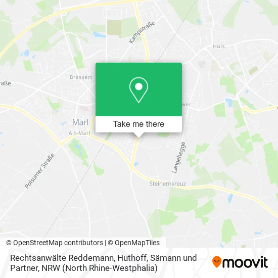 Карта Rechtsanwälte Reddemann, Huthoff, Sämann und Partner