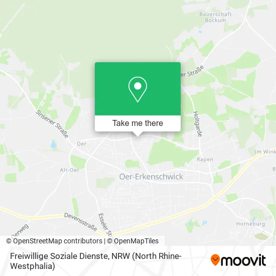 Карта Freiwillige Soziale Dienste