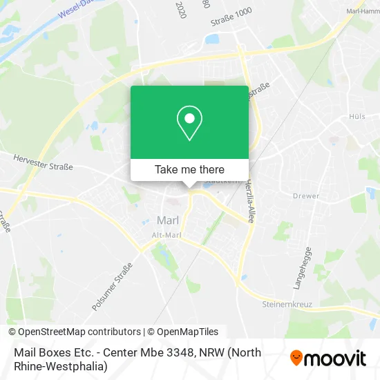 Карта Mail Boxes Etc. - Center Mbe 3348