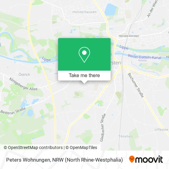 Карта Peters Wohnungen