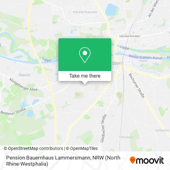 Pension Bauernhaus Lammersmann map