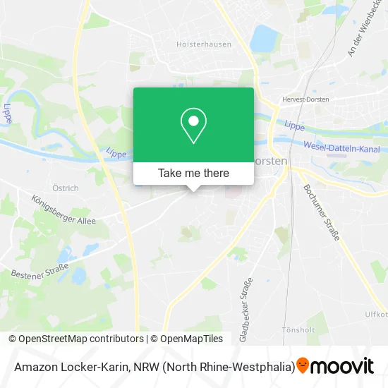 Карта Amazon Locker-Karin