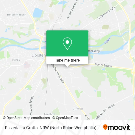 Pizzeria la Grotta map