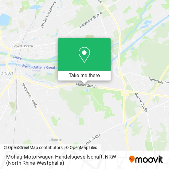 Карта Mohag Motorwagen-Handelsgesellschaft