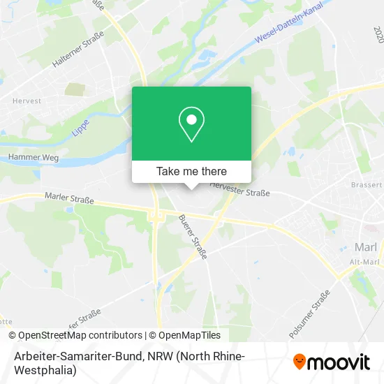 Карта Arbeiter-Samariter-Bund
