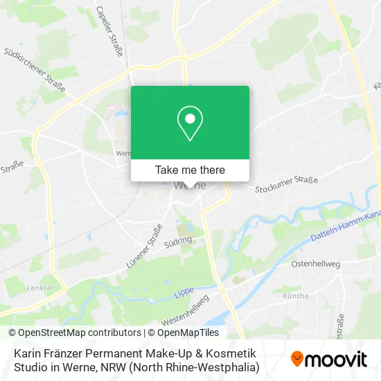 Карта Karin Fränzer Permanent Make-Up & Kosmetik Studio in Werne