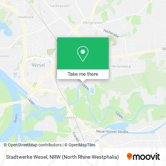 Stadtwerke Wesel map