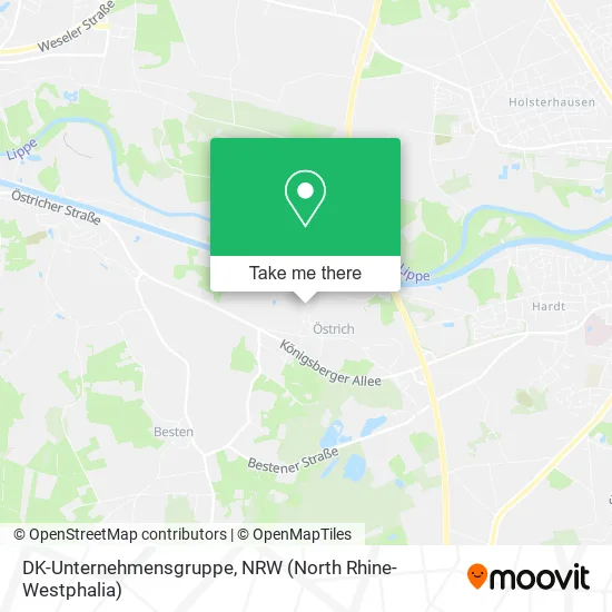 Карта DK-Unternehmensgruppe