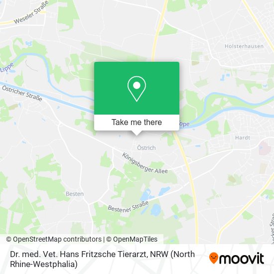 Dr. med. Vet. Hans Fritzsche Tierarzt map