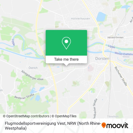 Flugmodellsportvereinigung Vest map