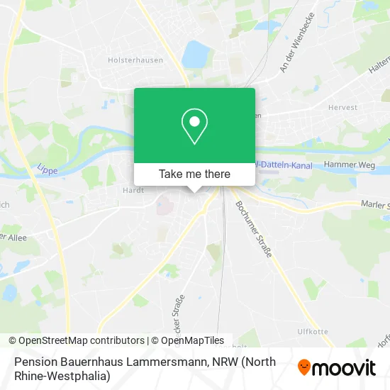 Pension Bauernhaus Lammersmann map