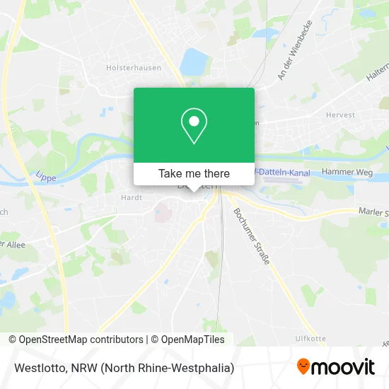Westlotto map