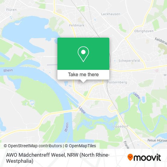 AWO Mädchentreff Wesel map