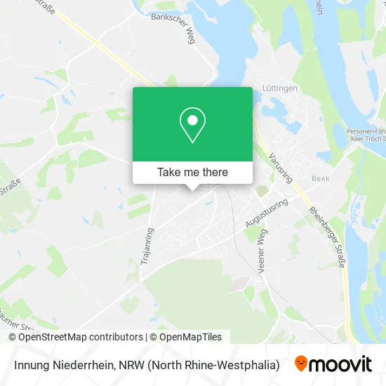 Карта Innung Niederrhein