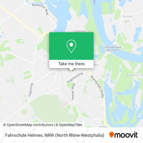 Fahrschule Helmes map