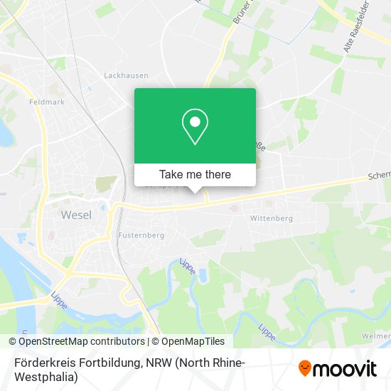 Förderkreis Fortbildung map