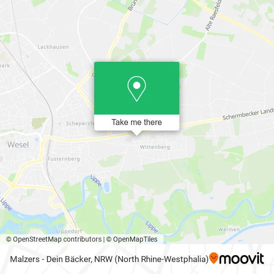 Карта Malzers - Dein Bäcker