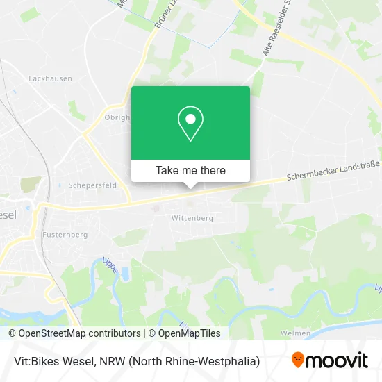 Карта Vit:Bikes Wesel