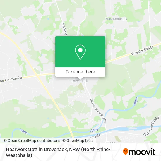 Карта Haarwerkstatt in Drevenack
