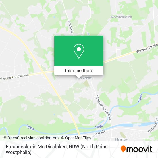 Freundeskreis Mc Dinslaken map