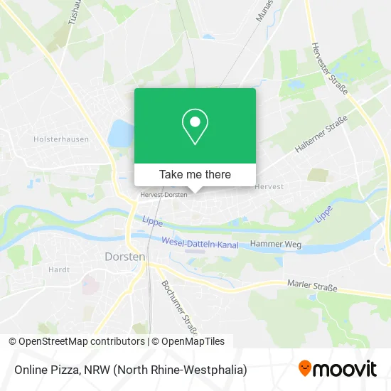 Карта Online Pizza