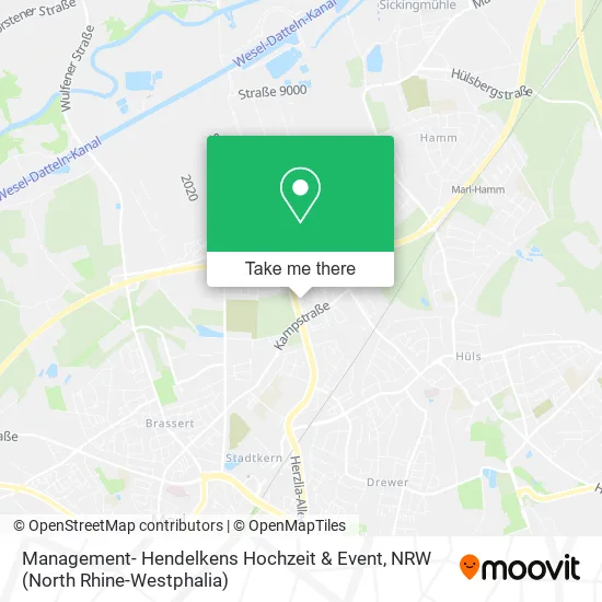 Карта Management- Hendelkens Hochzeit & Event